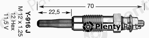  NGK part 5906 Glow Plug