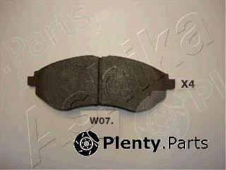  ASHIKA part 50-W0-007 (50W0007) Brake Pad Set, disc brake