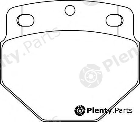  DON part CVP338 Brake Pad Set, disc brake