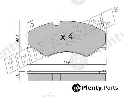  fri.tech. part 016.4 (0164) Brake Pad Set, disc brake
