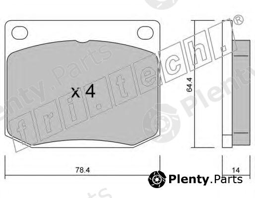  fri.tech. part 020.1 (0201) Brake Pad Set, disc brake