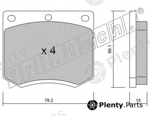  fri.tech. part 025.0 (0250) Brake Pad Set, disc brake