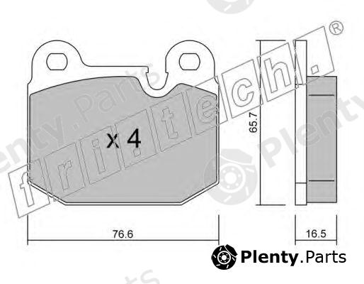  fri.tech. part 029.0 (0290) Brake Pad Set, disc brake
