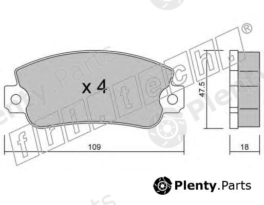  fri.tech. part 035.0 (0350) Brake Pad Set, disc brake