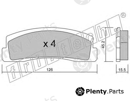  fri.tech. part 048.0 (0480) Brake Pad Set, disc brake