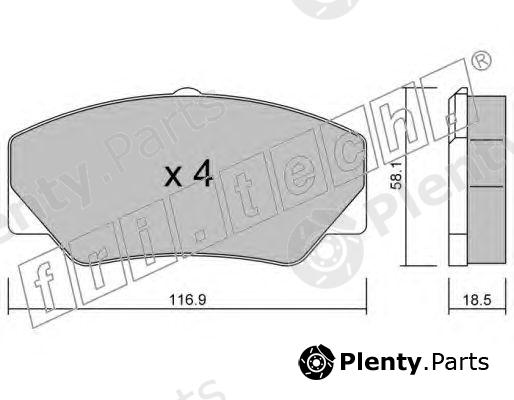  fri.tech. part 058.0 (0580) Brake Pad Set, disc brake