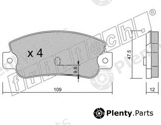  fri.tech. part 065.0 (0650) Brake Pad Set, disc brake