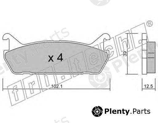  fri.tech. part 399.0 (3990) Brake Pad Set, disc brake