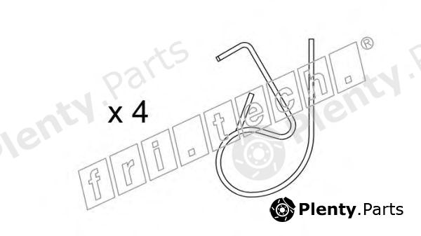  fri.tech. part KIT.003 (KIT003) Accessory Kit, disc brake pads