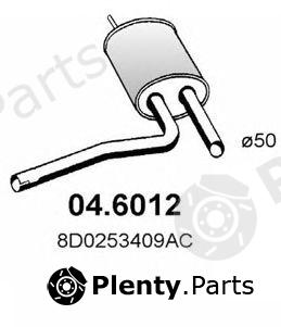  ASSO part 04.6012 (046012) Middle Silencer