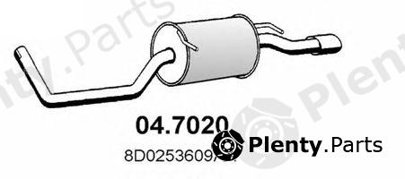  ASSO part 04.7020 (047020) End Silencer