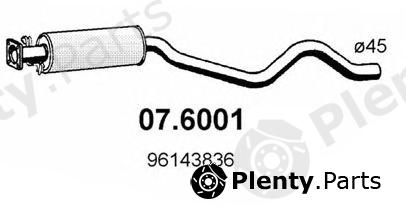  ASSO part 07.6001 (076001) Middle Silencer