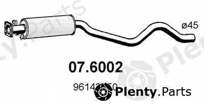  ASSO part 07.6002 (076002) Middle Silencer