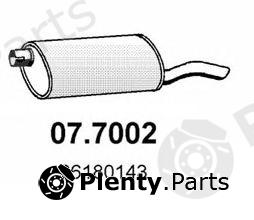  ASSO part 07.7002 (077002) End Silencer