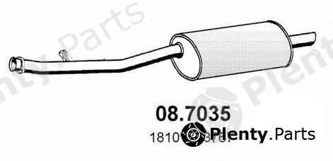  ASSO part 08.7035 (087035) End Silencer
