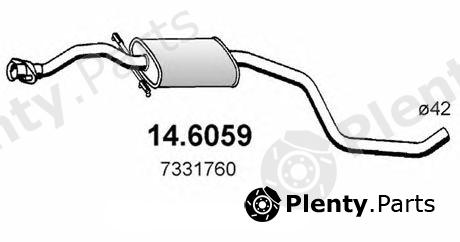  ASSO part 14.6059 (146059) Middle Silencer