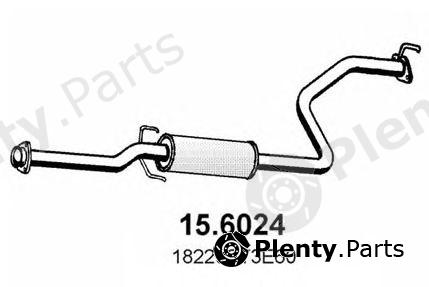  ASSO part 15.6024 (156024) Middle Silencer