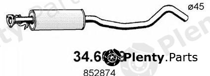  ASSO part 34.6029 (346029) Middle Silencer