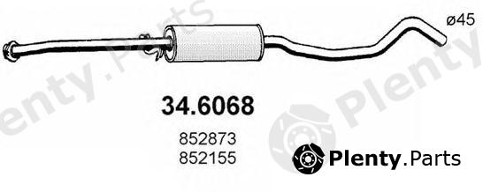  ASSO part 34.6068 (346068) Middle Silencer