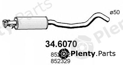  ASSO part 34.6070 (346070) Middle Silencer