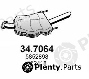  ASSO part 34.7064 (347064) End Silencer