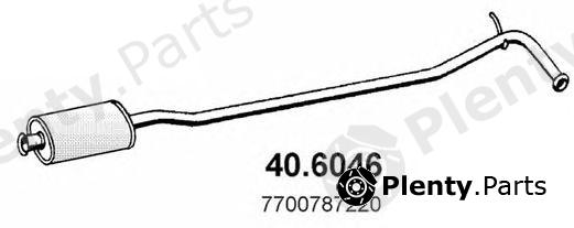  ASSO part 40.6046 (406046) Middle Silencer
