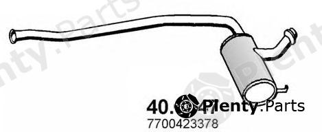  ASSO part 40.6047 (406047) Middle Silencer