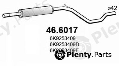  ASSO part 46.6017 (466017) Middle Silencer