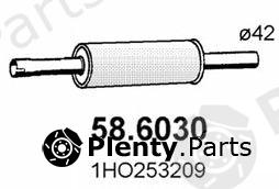 ASSO part 58.6030 (586030) Middle Silencer