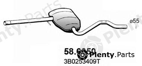  ASSO part 58.6050 (586050) Middle Silencer