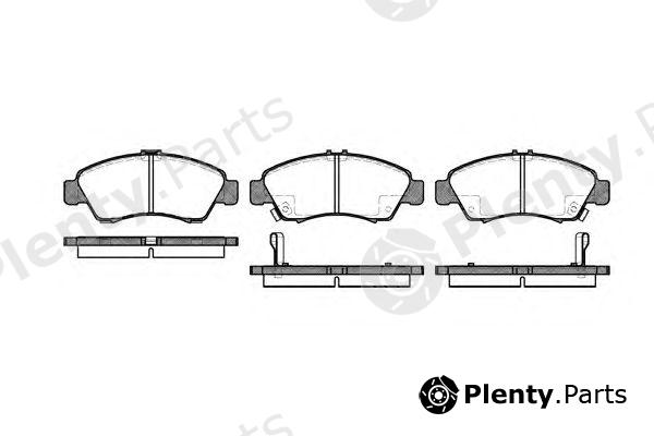  WOKING part P5193.02 (P519302) Brake Pad Set, disc brake