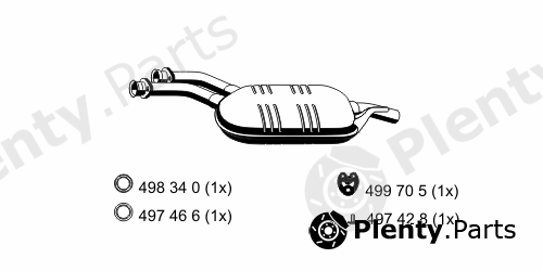  ERNST part 374132 Middle Silencer