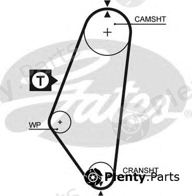  GATES part 5047 Timing Belt