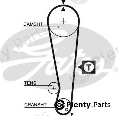  GATES part 5105 Timing Belt