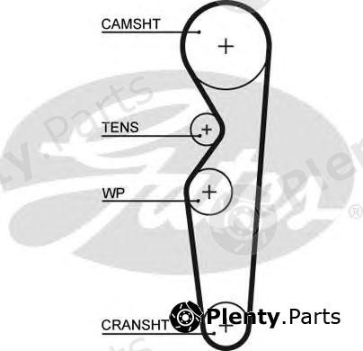  GATES part 5138 Timing Belt