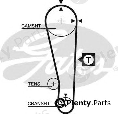  GATES part 5213XS Timing Belt