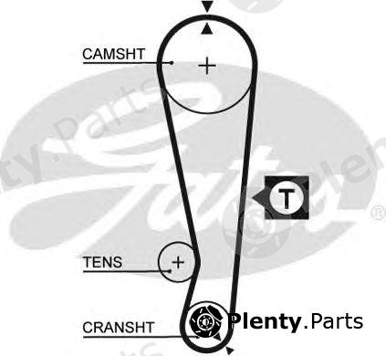  GATES part 5227XS Timing Belt