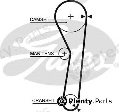 GATES part 5316 Timing Belt