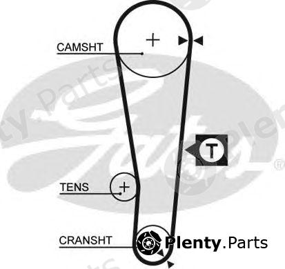  GATES part 5386XS Timing Belt