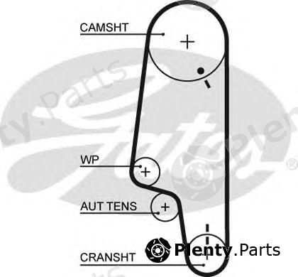  GATES part 5428XS Timing Belt