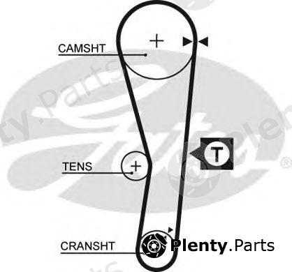  GATES part 5434XS Timing Belt