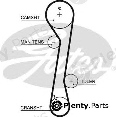 GATES part 5457XS Timing Belt