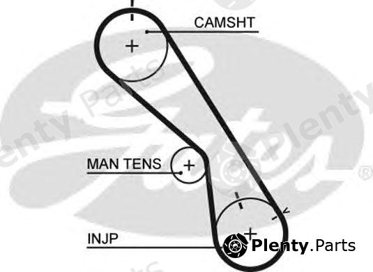  GATES part 5474XS Timing Belt