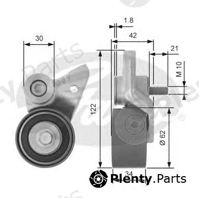  GATES part T41097 Tensioner Pulley, timing belt