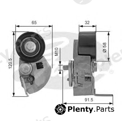  GATES part T43133 Tensioner Pulley, timing belt