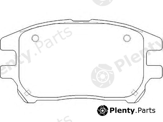  TEXTAR part 2392901 Brake Pad Set, disc brake