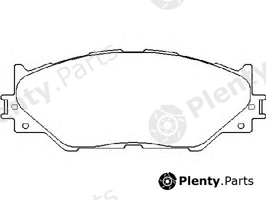  TEXTAR part 2398301 Brake Pad Set, disc brake