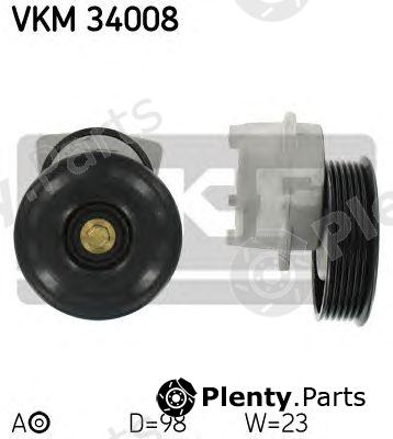  SKF part VKM34008 Tensioner Pulley, v-ribbed belt