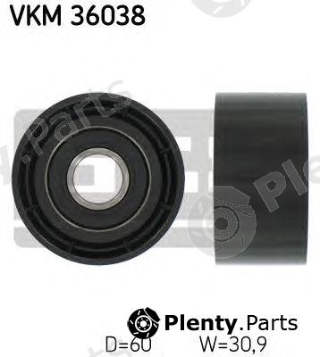  SKF part VKM36038 Deflection/Guide Pulley, v-ribbed belt