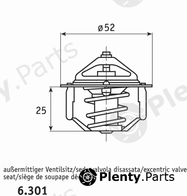  BEHR THERMOT-TRONIK part 6.301.82 (630182) Thermostat, coolant